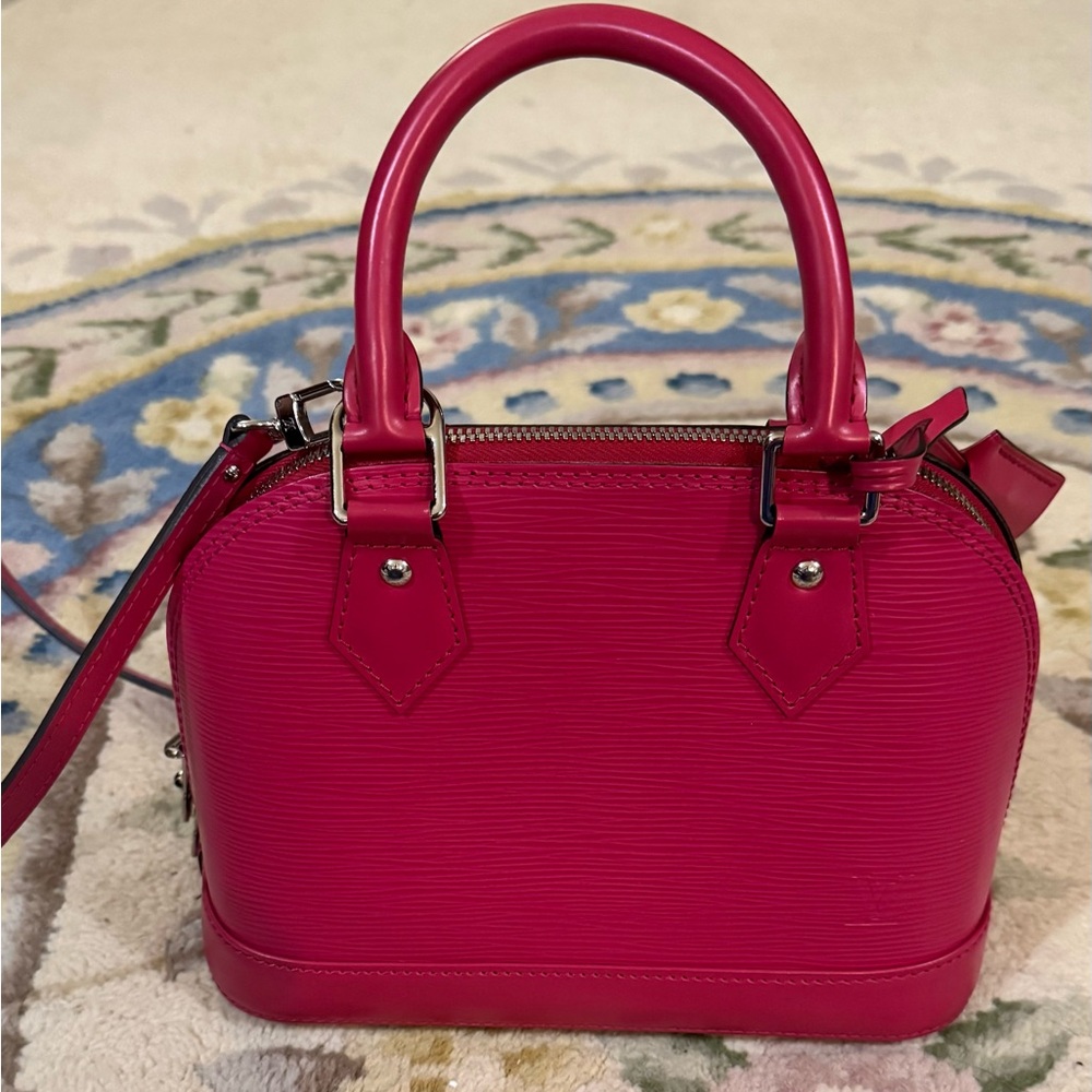 Louis Vuitton Pink Epi Alma BB